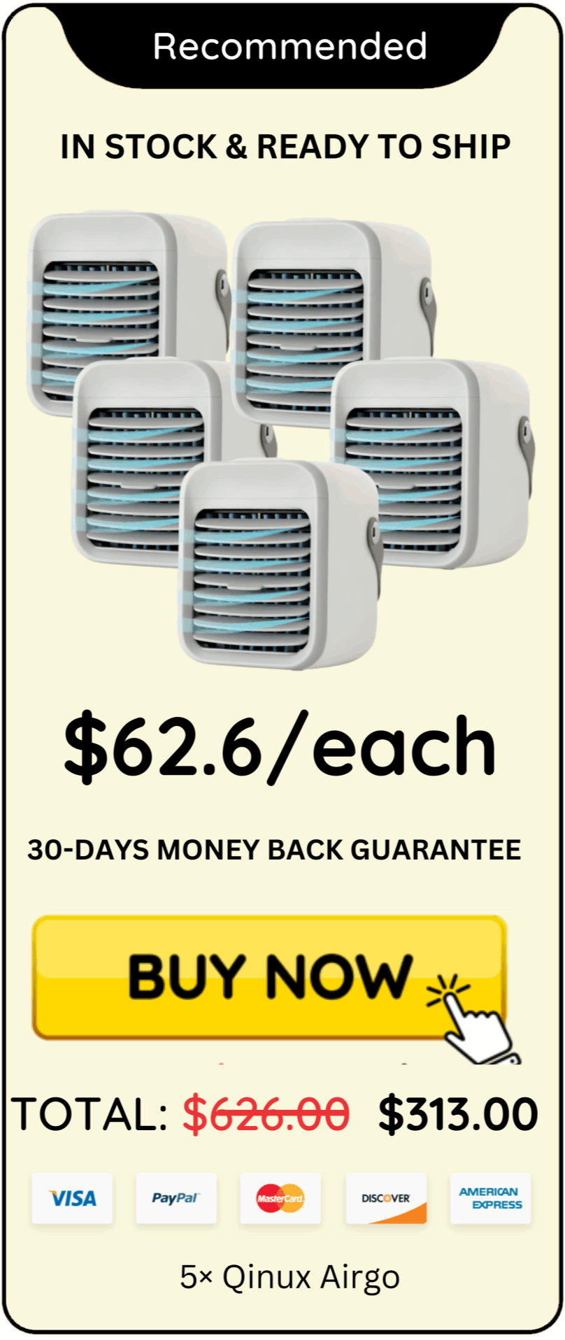 Qinux Airgo Package Price