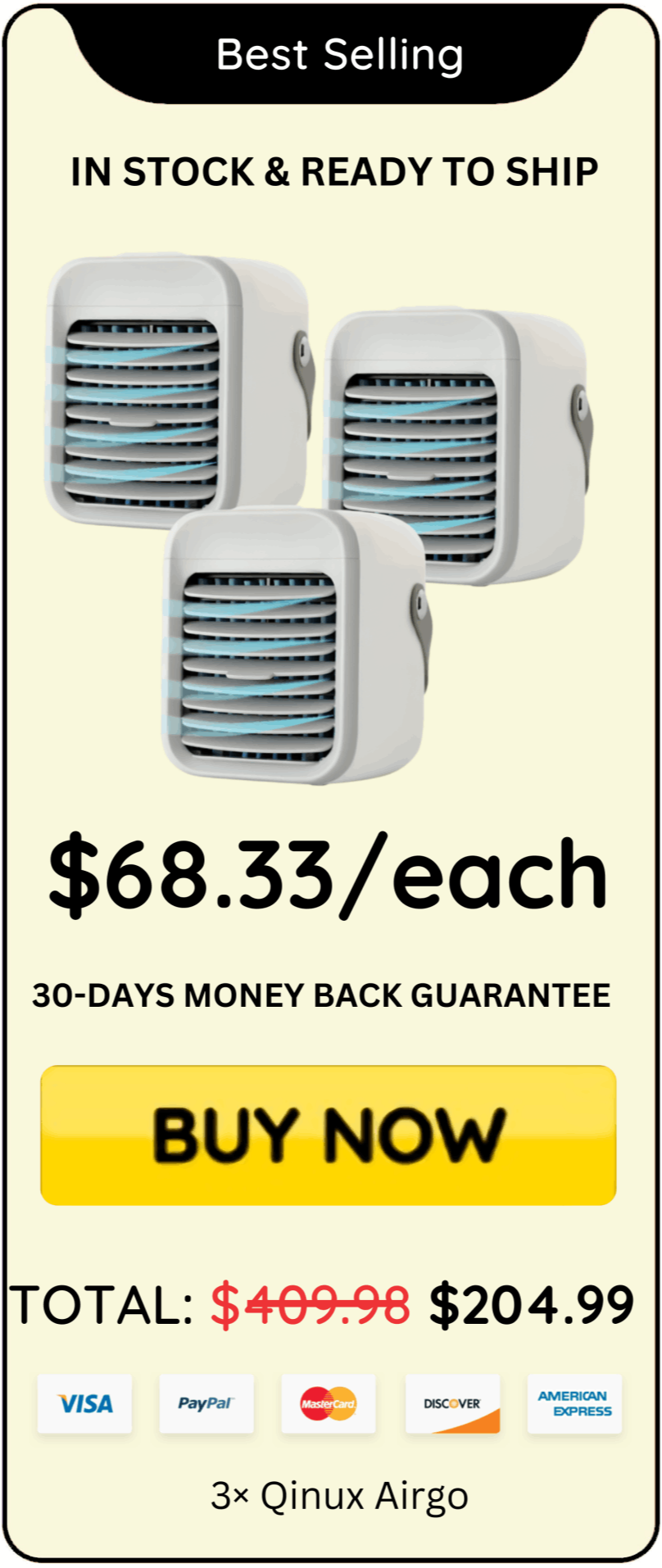 Qinux Airgo offer best price